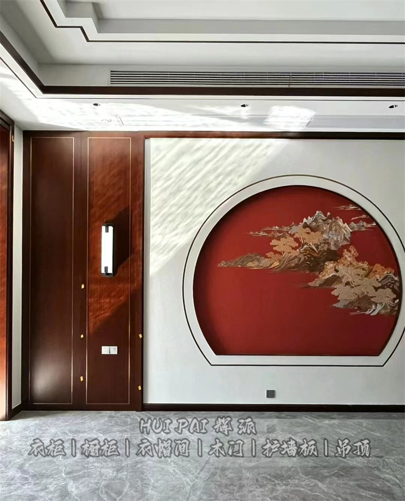 衡陽整木家具生產材質,原木木門,櫥柜門訂制輝派搭配