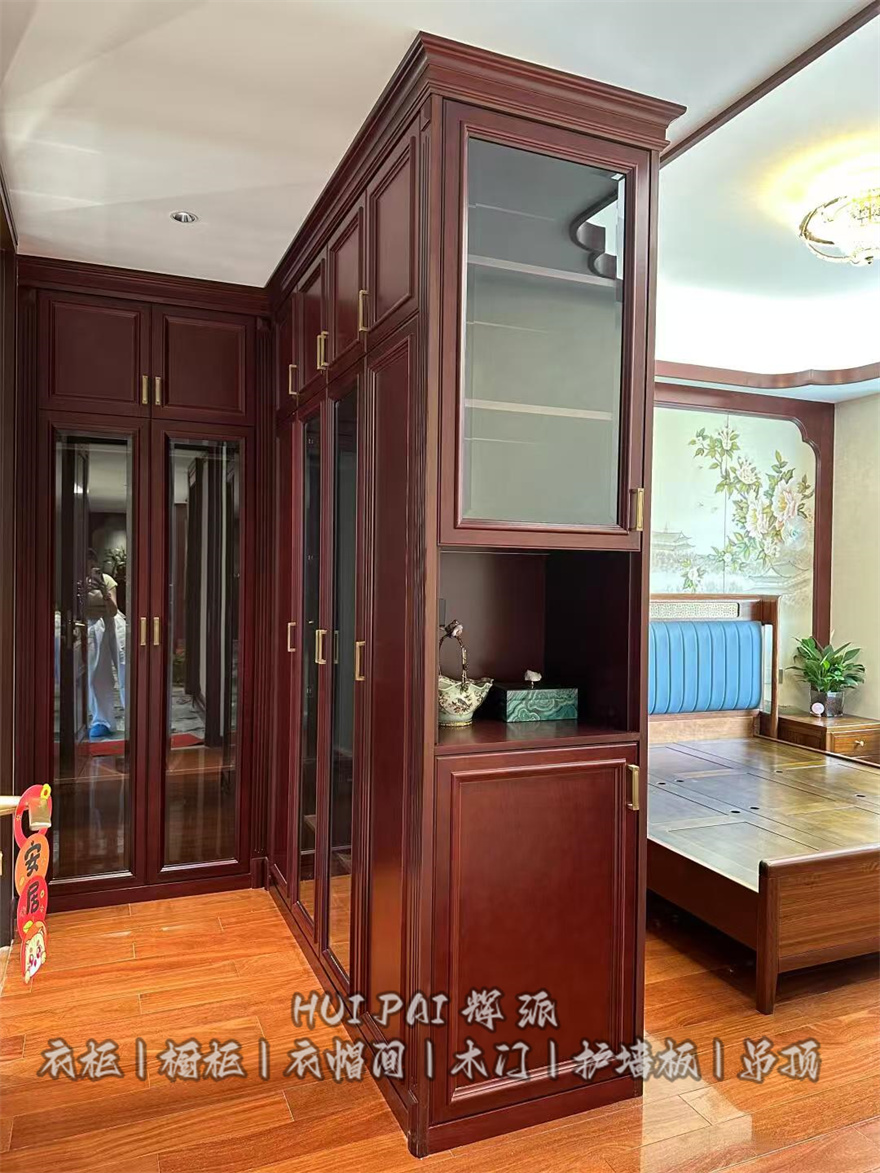 衡山整屋原木家具訂做,原木酒柜,推拉門訂制成功案例