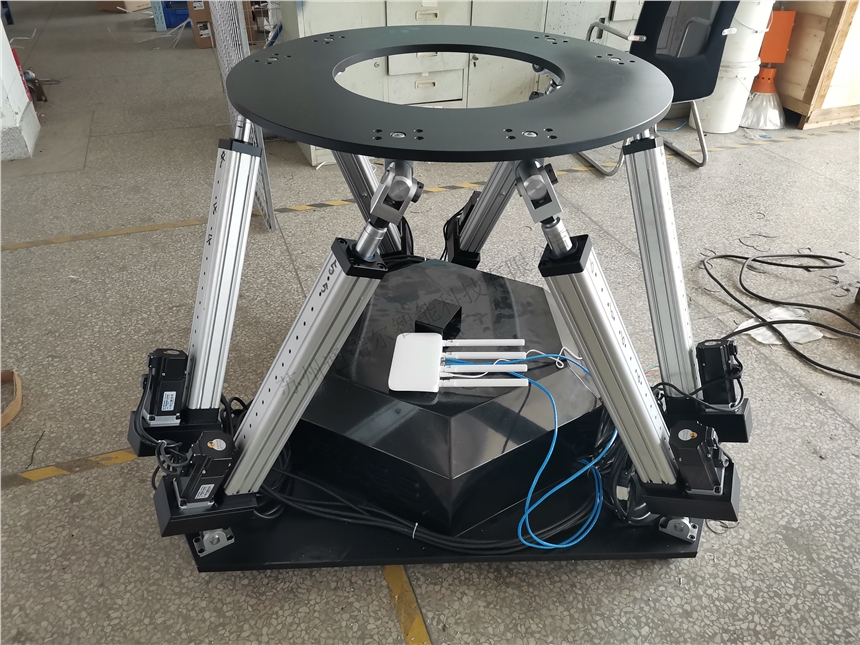 江蘇蘇州市多自由度平臺(tái)的電動(dòng)缸動(dòng)感影院用的大型三自由度平臺(tái)支持定做
