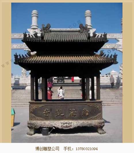 銅香爐_博創(chuàng)銅雕廠制作銅香爐