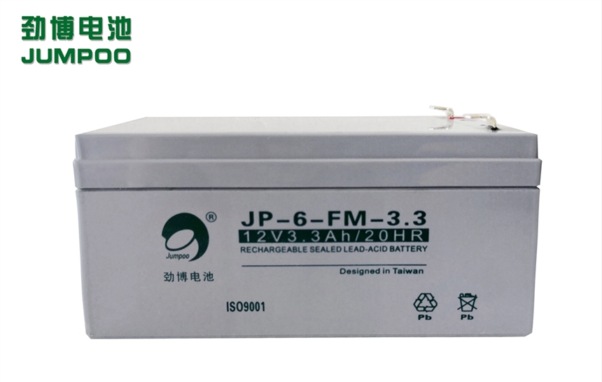 江西勁博蓄電池小型密封蓄電池6-FM-3.3(12V3.3AH)