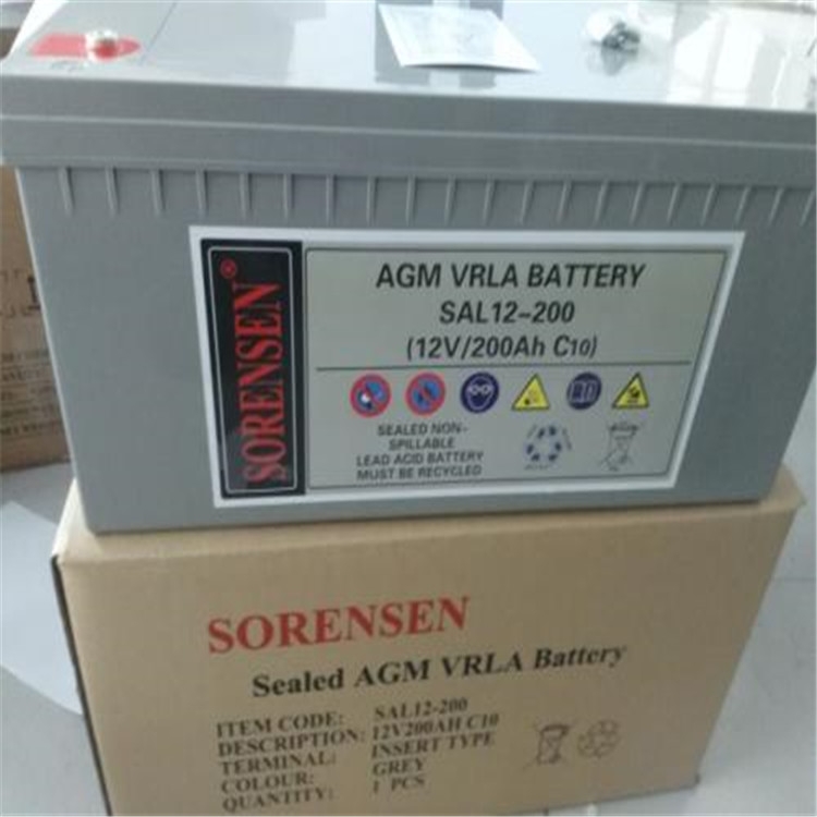 美國(guó)索潤(rùn)森蓄電池SGL12-200/12V200AH零售商在線銷(xiāo)售
