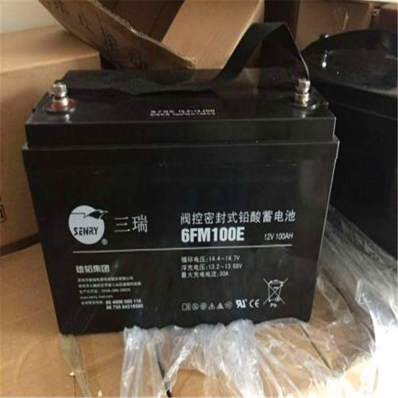 SENRY蓄電池 三瑞蓄電池6FM120S-X 直流屏蓄電池