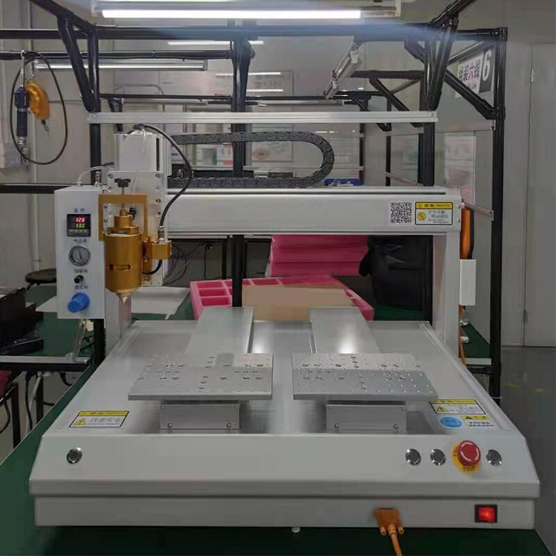 雙組份臺式機器人點膠機，雙工位雙平臺點膠機，點膠機器人