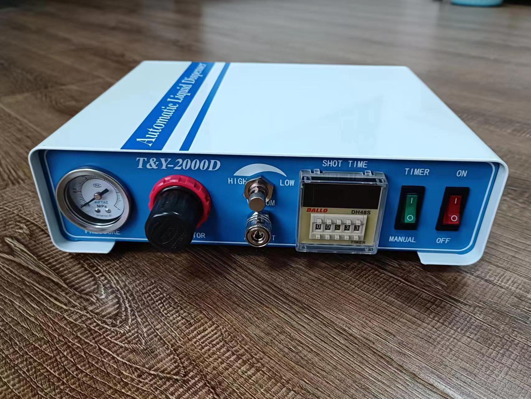 T&Y-2000D單液點膠機，定量數(shù)顯點膠機，針筒型點膠機