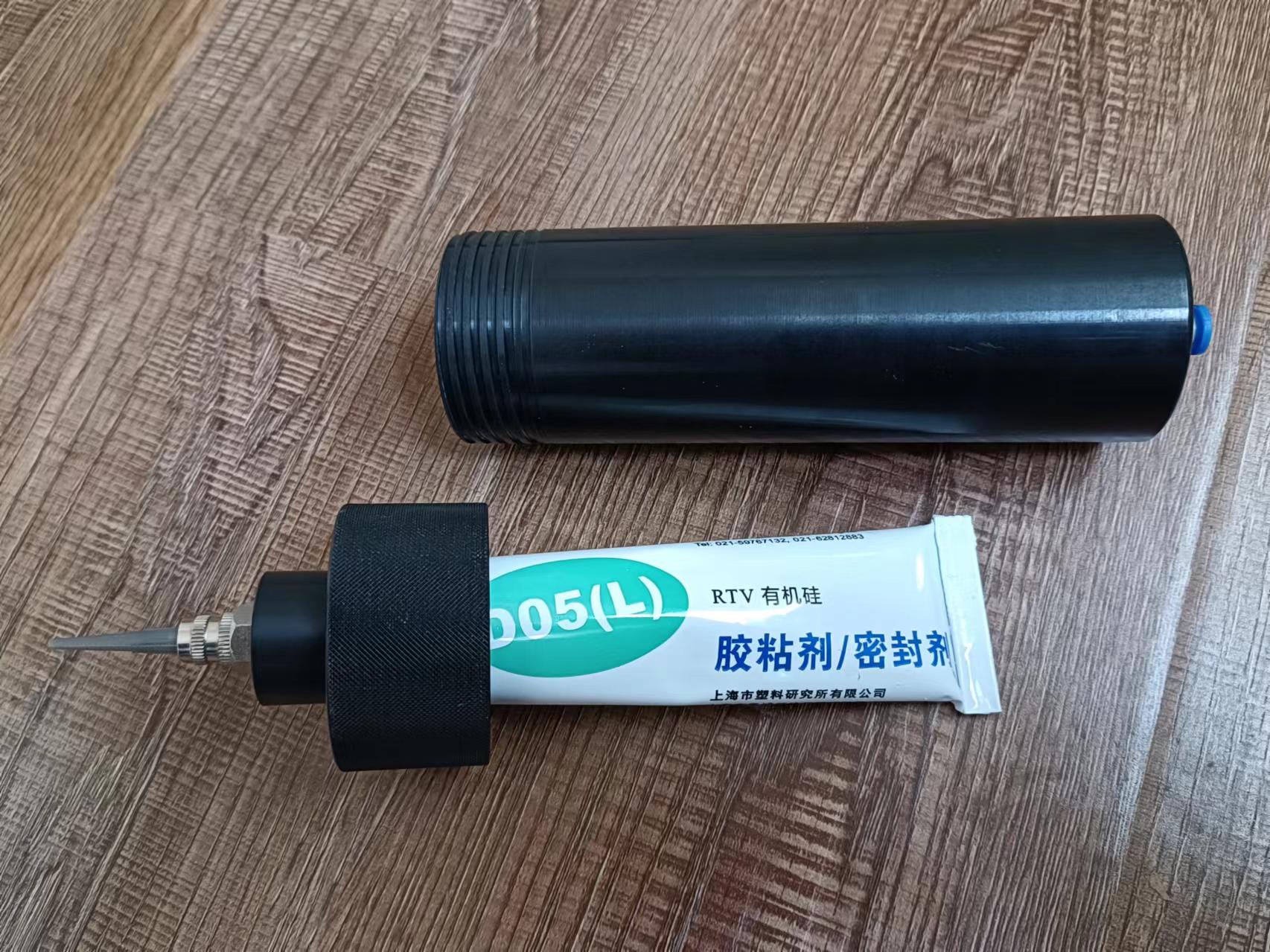 牙膏狀包裝膠套筒，上海統(tǒng)業(yè)膠水分裝包裝套筒