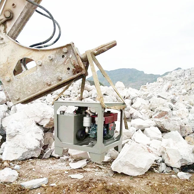 無聲靜爆開裂巖石機(jī)械云南迪慶多少錢
