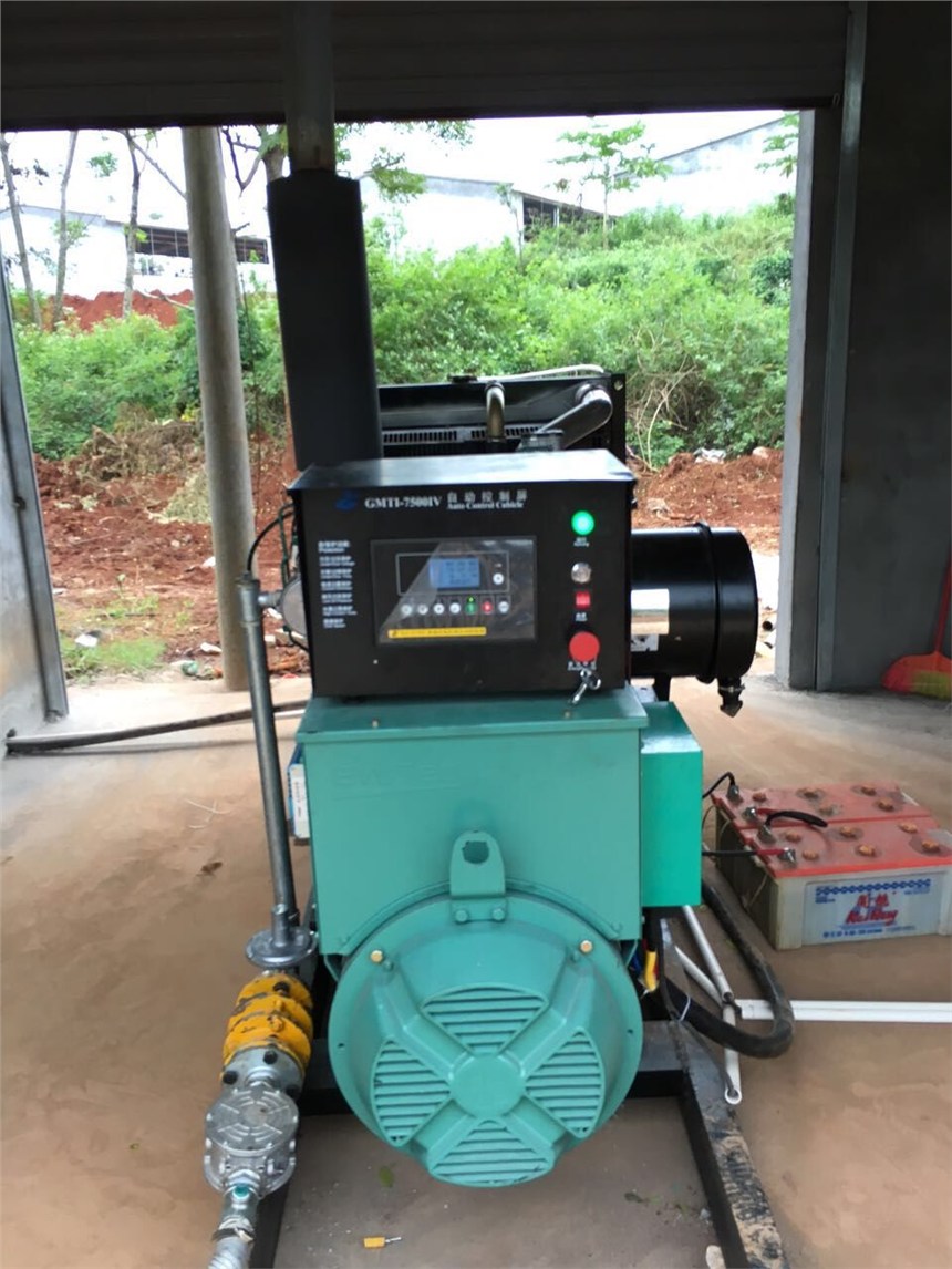 江西養(yǎng)豬場90kw自啟動沼氣發(fā)電機組 廢氣利用型燃氣發(fā)電機