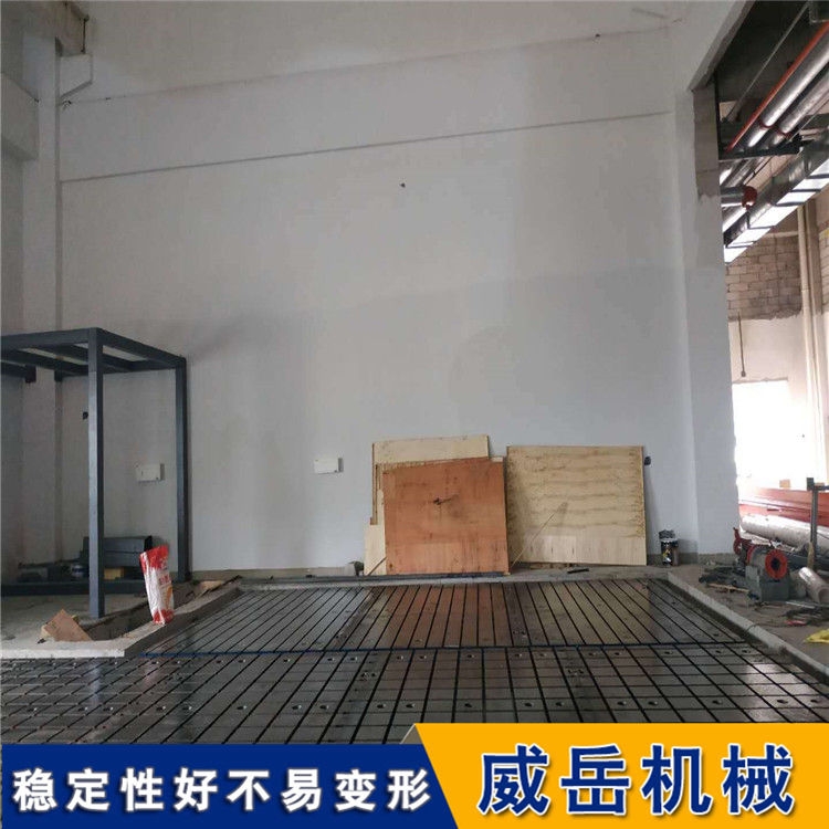 天津 大廠直銷 鑄鐵T型槽平臺(tái) 鑄鐵平臺(tái)提供地基圖