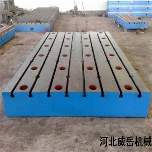 浙江 樹(shù)脂砂成型 鑄鐵地軌 T型槽鑄鐵平臺(tái)支持定制