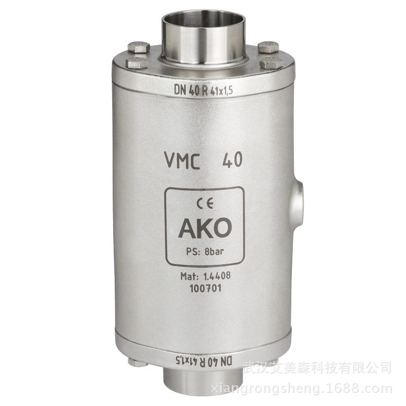 德國AKO     VMC氣動夾管閥-端焊接