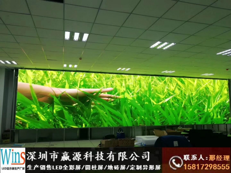 三元區(qū)直播間背景墻led顯示屏安裝工廠價格