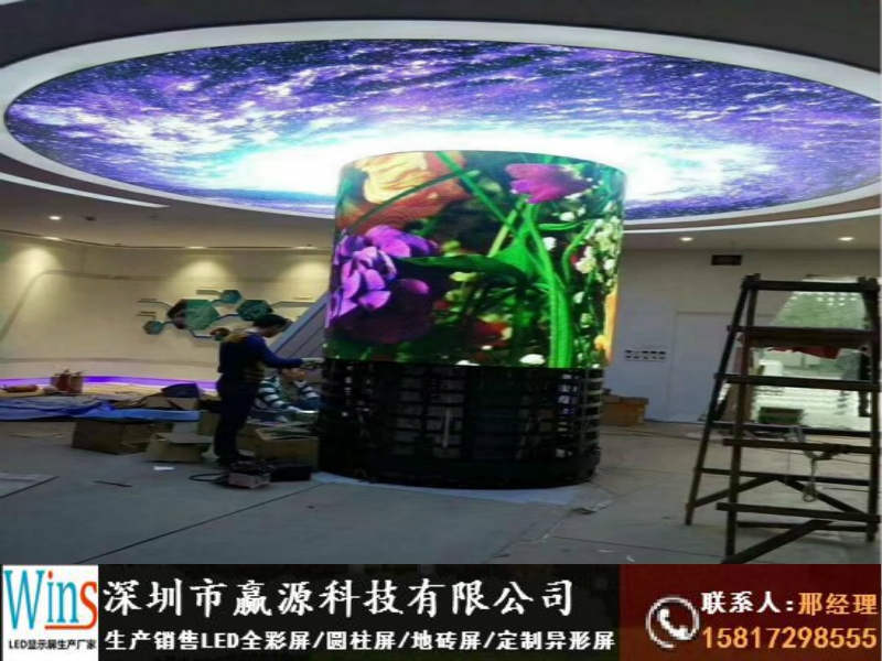 順德區(qū)直播間背景墻led顯示屏安裝工廠價格