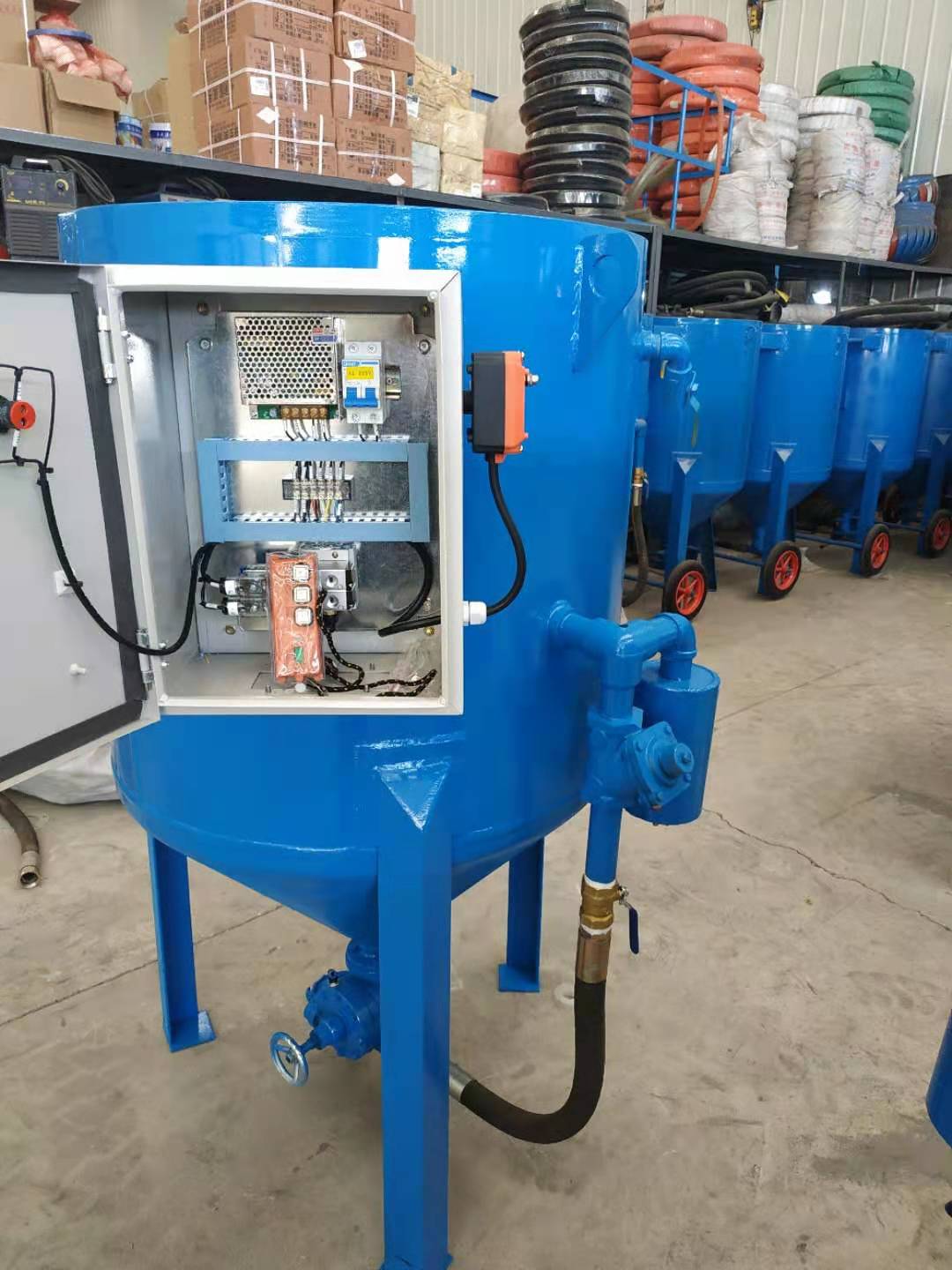 河北吳橋防腐設備廠家開放式噴砂機