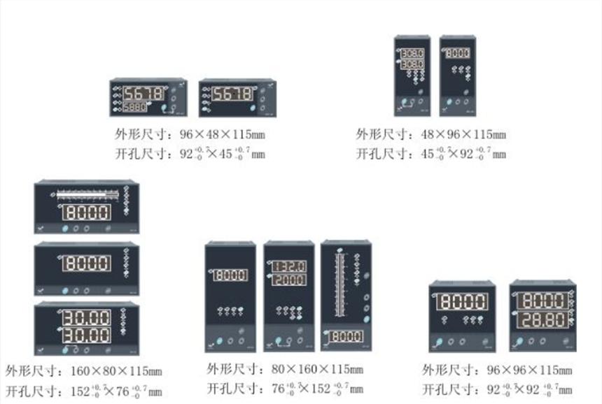 上潤WP-DS801-00-23-NN智能數(shù)字光柱顯示控制儀