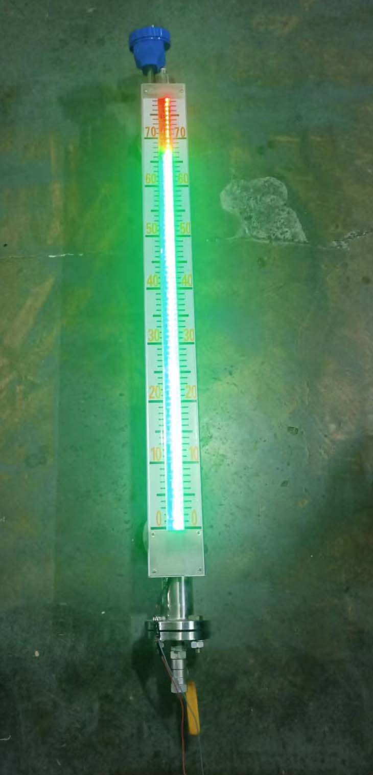 雙色磁敏液位計(jì) 磁敏電子雙色液位計(jì) .智能磁敏液位計(jì) LED液位計(jì)