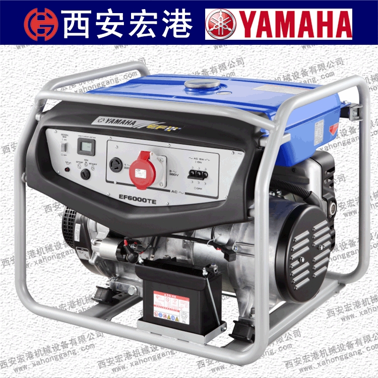 雅馬哈YAMAHA汽油發(fā)電機(jī)EF6000TE三相380V家用小型5KW靜音車載
