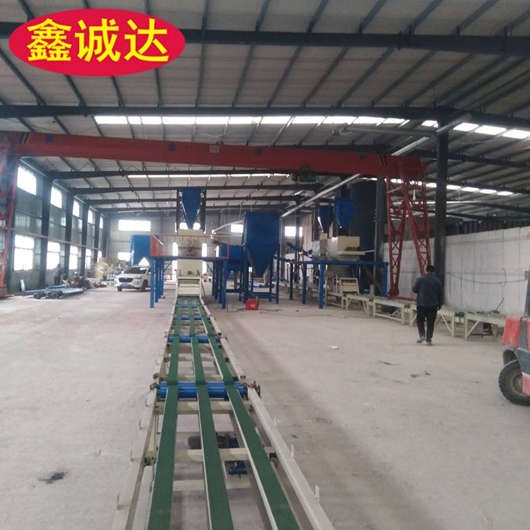 鑫誠達外墻砂漿巖棉復合板設備自動化生產(chǎn)線