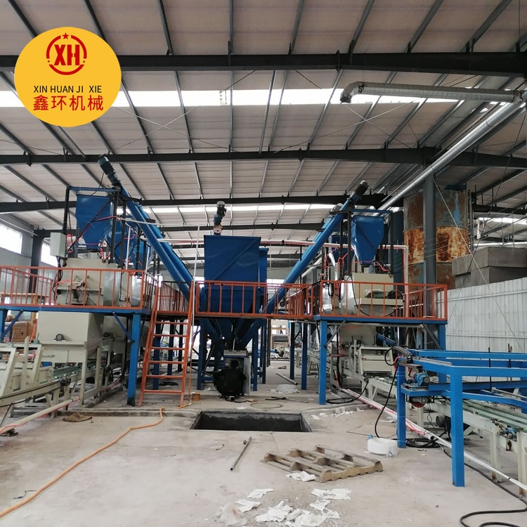 鑫環(huán) fs內(nèi)保溫建筑模板設(shè)備 拆垛打孔齊邊碼板整套生產(chǎn)線