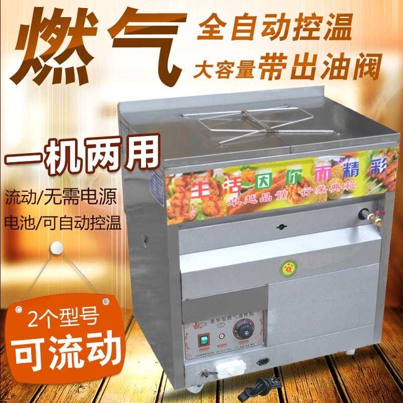 烤雞炸鴨爐臺式雙缸雙篩電炸爐油炸鴨