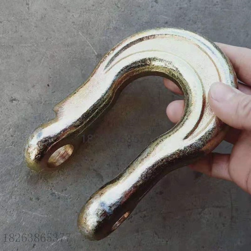 廠家批發(fā)礦用鏈接環(huán) 圓環(huán)鏈條用連接環(huán)鍛打礦用開口式鏈接環(huán)