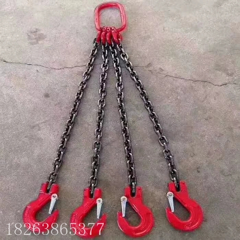 眾泰廠家生產(chǎn)工業(yè)吸盤鏈條吊索具 起重鏈條吊具 調(diào)節(jié)組合鏈條吊索具