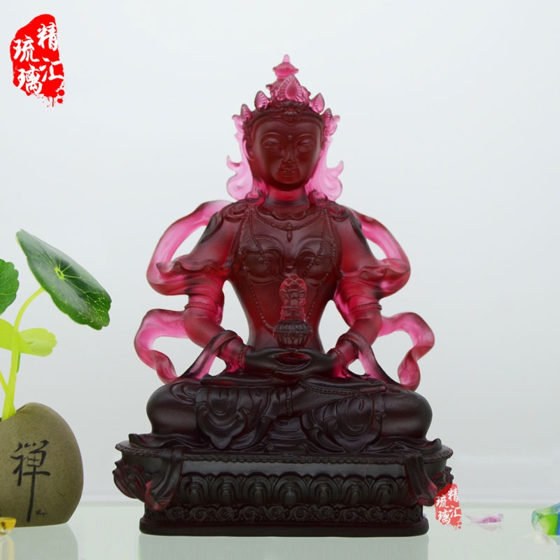 長壽佛佛像批發(fā)，古法脫蠟琉璃佛像，藏傳琉璃佛像批發(fā)