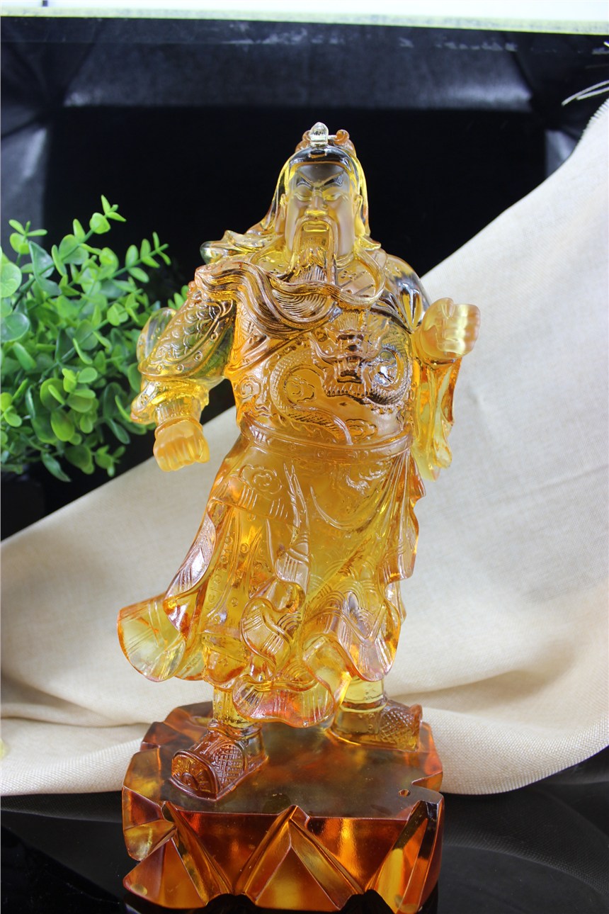 武財神琉璃雕像 公司居家財神供奉 廣州琉璃生產批發(fā)廠家