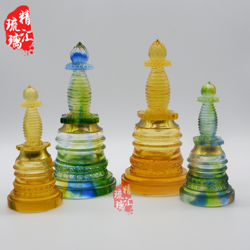 古法琉璃嘎當(dāng)塔 琉璃舍利塔 廣州深圳琉璃批發(fā)定制廠家