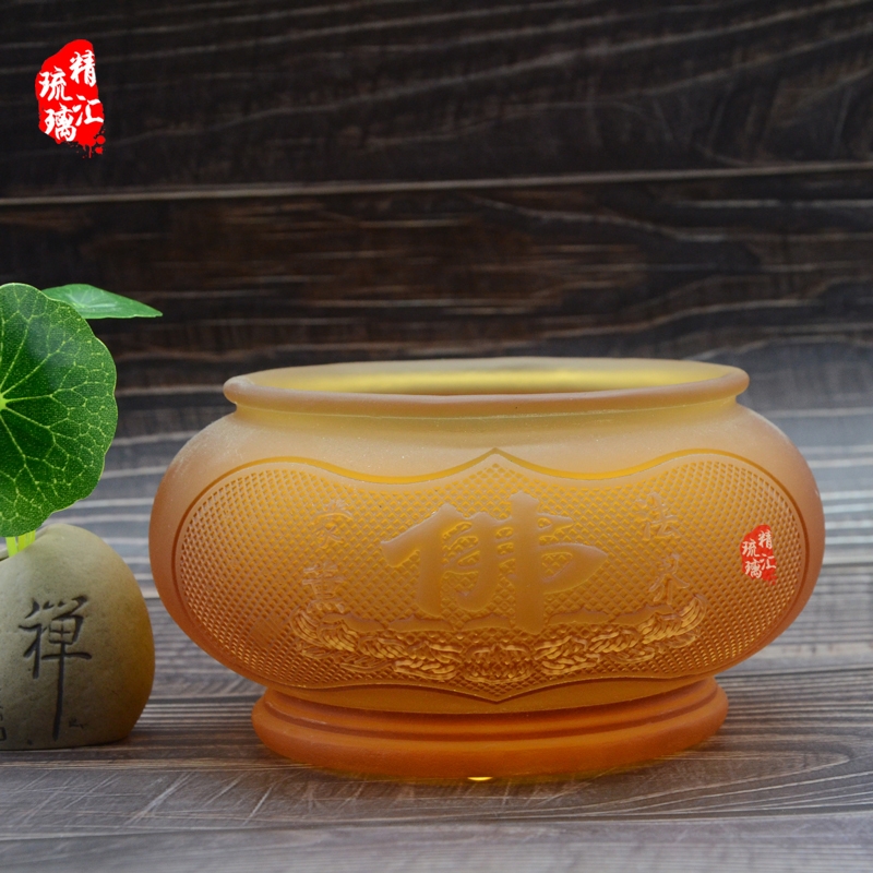 古法琉璃香爐 佛前供佛香爐 廣州深圳琉璃生產(chǎn)批發(fā)廠家