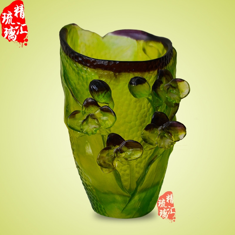 廣州深圳琉璃花瓶擺件 居家裝飾擺件禮品 贈(zèng)送朋友禮品