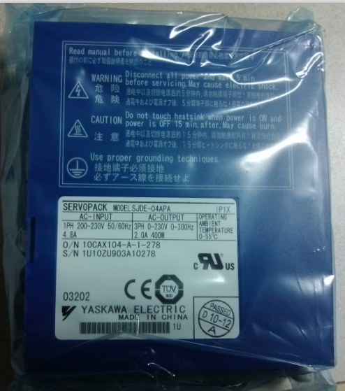 安川伺服電機SJDE-04APA現(xiàn)貨特價全國總代理咨詢