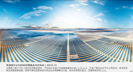 高精尖青海格爾木500MW領跑者光伏電站落地案例咨詢