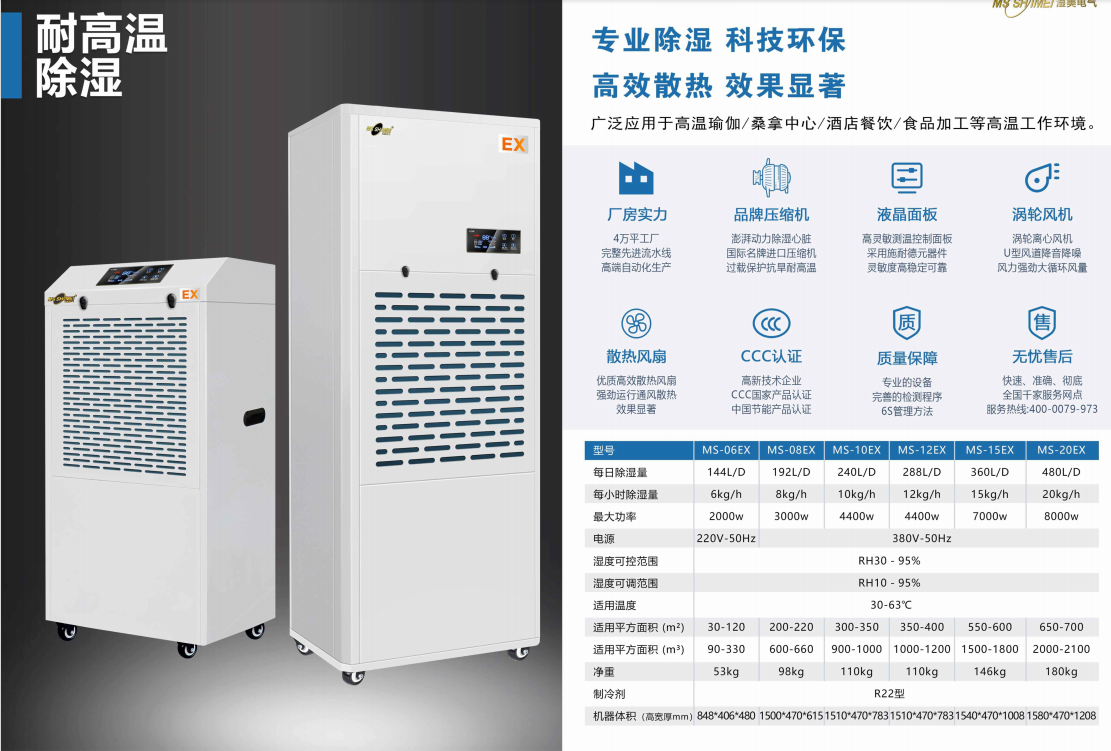 美濕工廠耐高溫除濕機(jī)銷售服務(wù)落地解決方案全咨詢