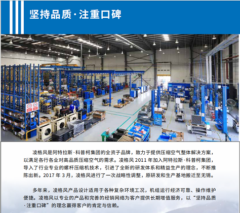 瑞典Atlas copco阿特拉斯旗下全資子品牌凌格風空壓機項目招投標落地解決方案咨詢