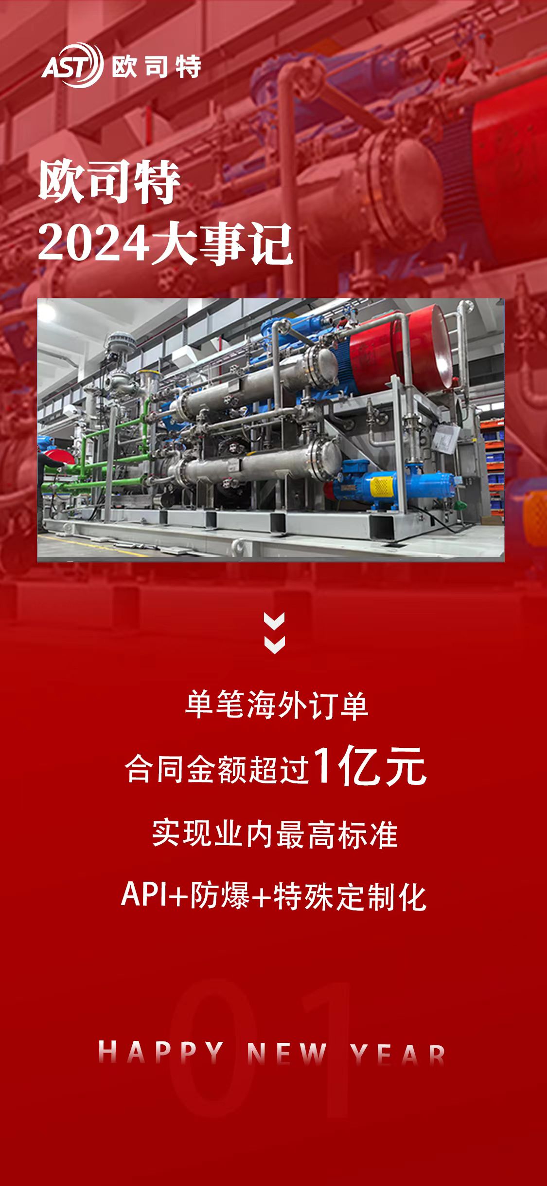 歐司特AST空氣離心壓縮機(jī)落地解決方案