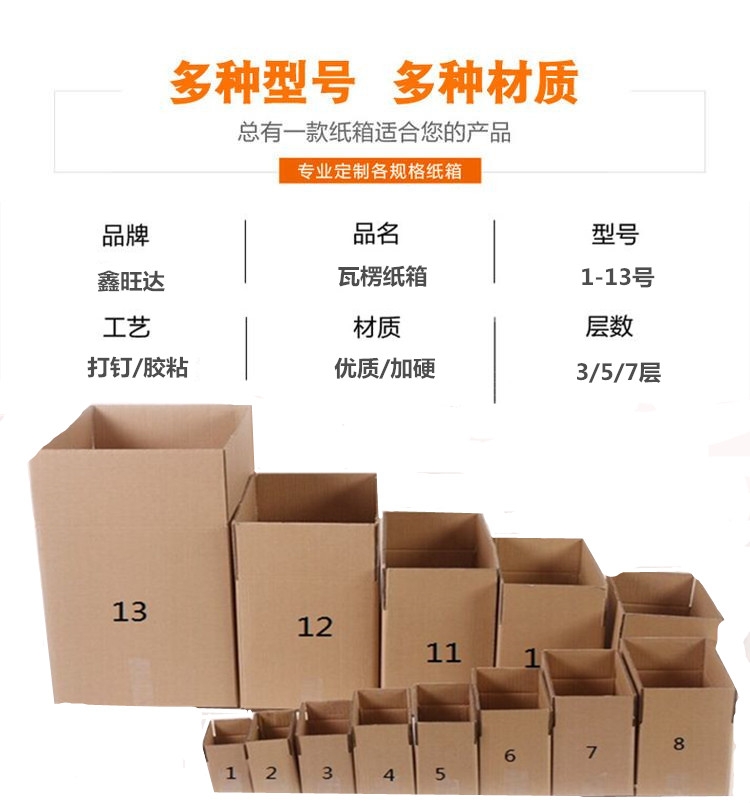 武漢大型瓦楞紙箱家電家具包裝紙箱批發(fā)價格找鑫旺達(dá)實力廠家加工定制量大優(yōu)惠