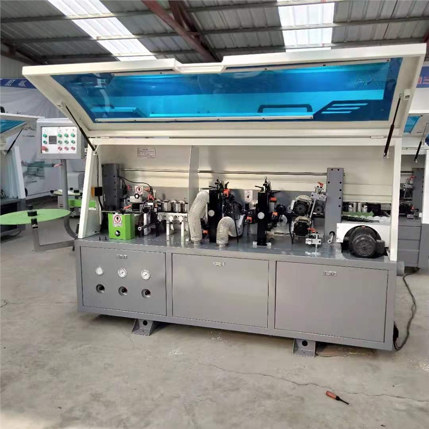 半自動(dòng)封邊機(jī)直線板材櫥衣柜封邊機(jī)鴻鑫三友