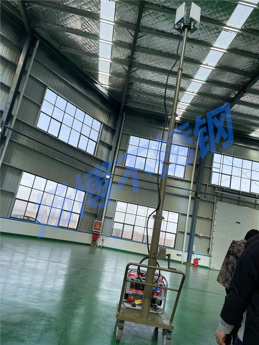 揚博工程移動照明燈 戶外搶險消防應(yīng)急便攜式升降照明車避雷針