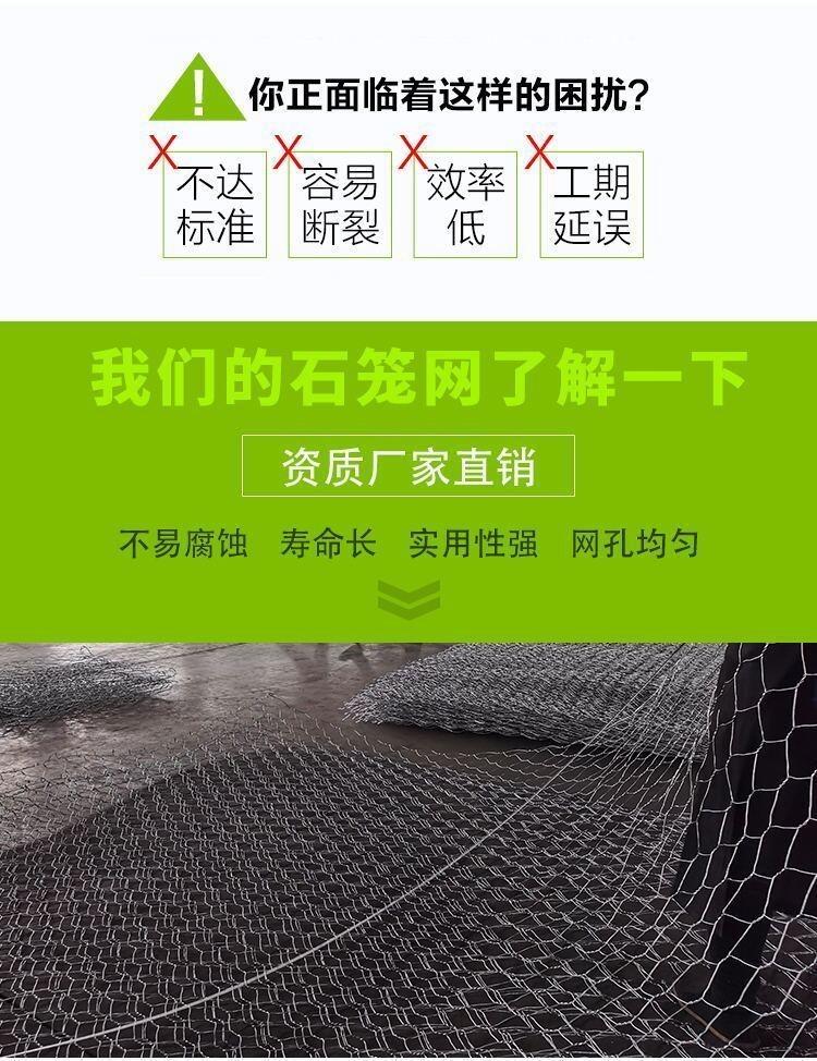 全國河道生態(tài)護岸格賓網(wǎng) 加工定制電焊石籠網(wǎng)堤壩防護價格低廉