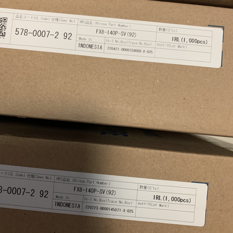 南京市廣瀨HRS連接器FX8C-100P-SV(92)