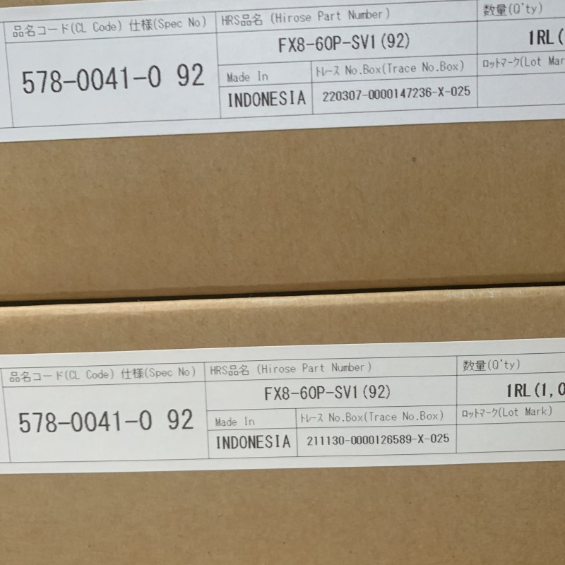 南昌市廣瀨連接器FX8C-100P-SV1(92)