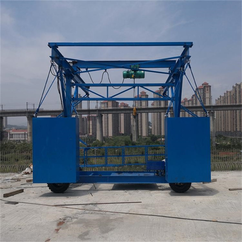 贏華 1噸2噸3噸護(hù)欄模板臺車耐腐蝕橋梁護(hù)欄安裝施工臺車