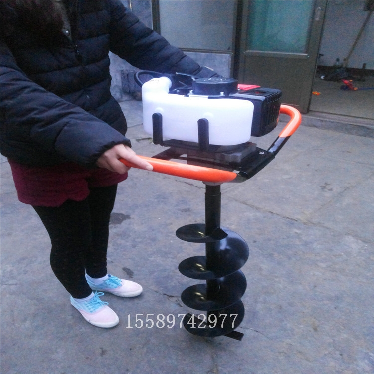 工程用挖坑機(jī) 手提式汽油植樹(shù)挖窩機(jī) 大馬力打坑機(jī)打洞機(jī)