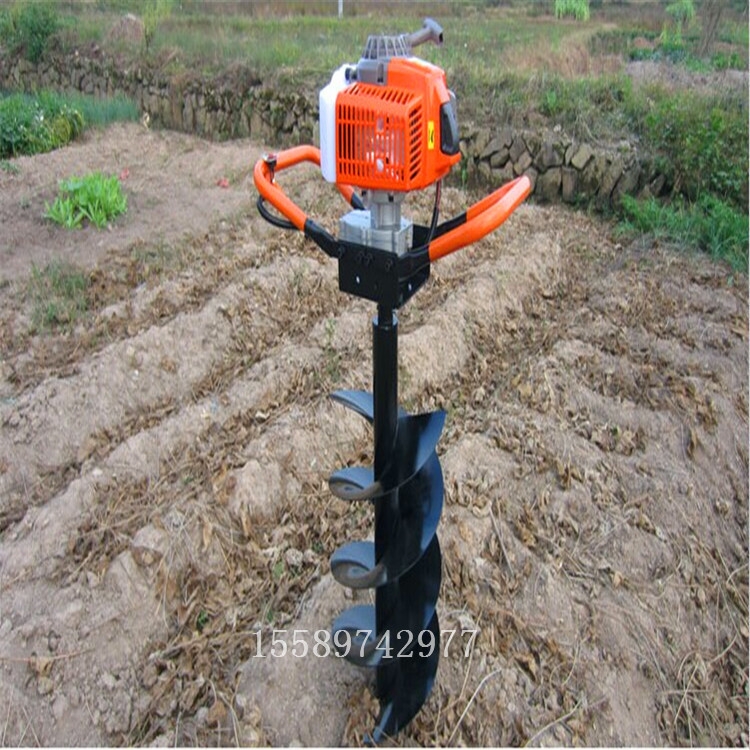 廠家供應(yīng)大功率植樹挖坑機(jī) 汽油動(dòng)力四沖程打穴機(jī)打孔機(jī)