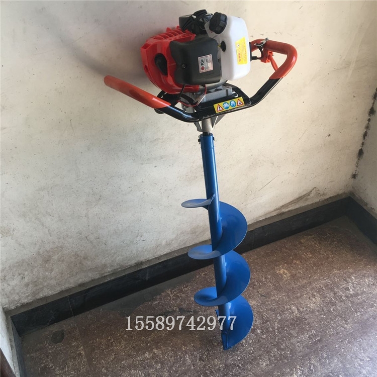 種植香蕉柑桔荔枝花木打坑機(jī) 小型園林用打樁機(jī)埋柱機(jī)