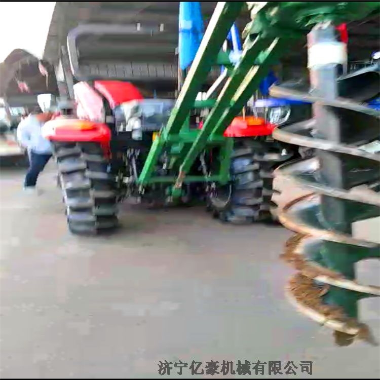 后置式栽樹苗種樹打孔機園林地鉆機廠家