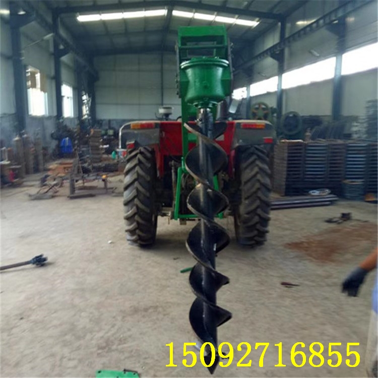 大型拖拉機(jī)挖坑機(jī)懸掛式苗木移植鉆坑機(jī)