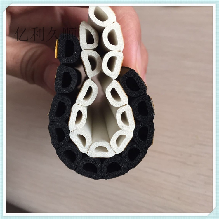 供應D型自粘發(fā)泡門窗密封條 E型P型海綿彩色木門窗戶橡膠密封條