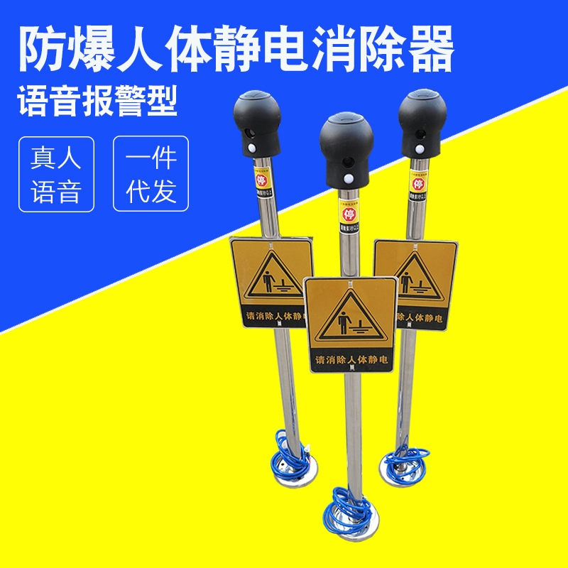 觸摸式聲光語音報警KD-PSA人體靜電釋放器報警器裝置加油站卸油口